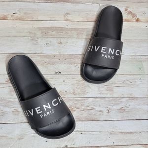 Givenchy black pool slide sandals